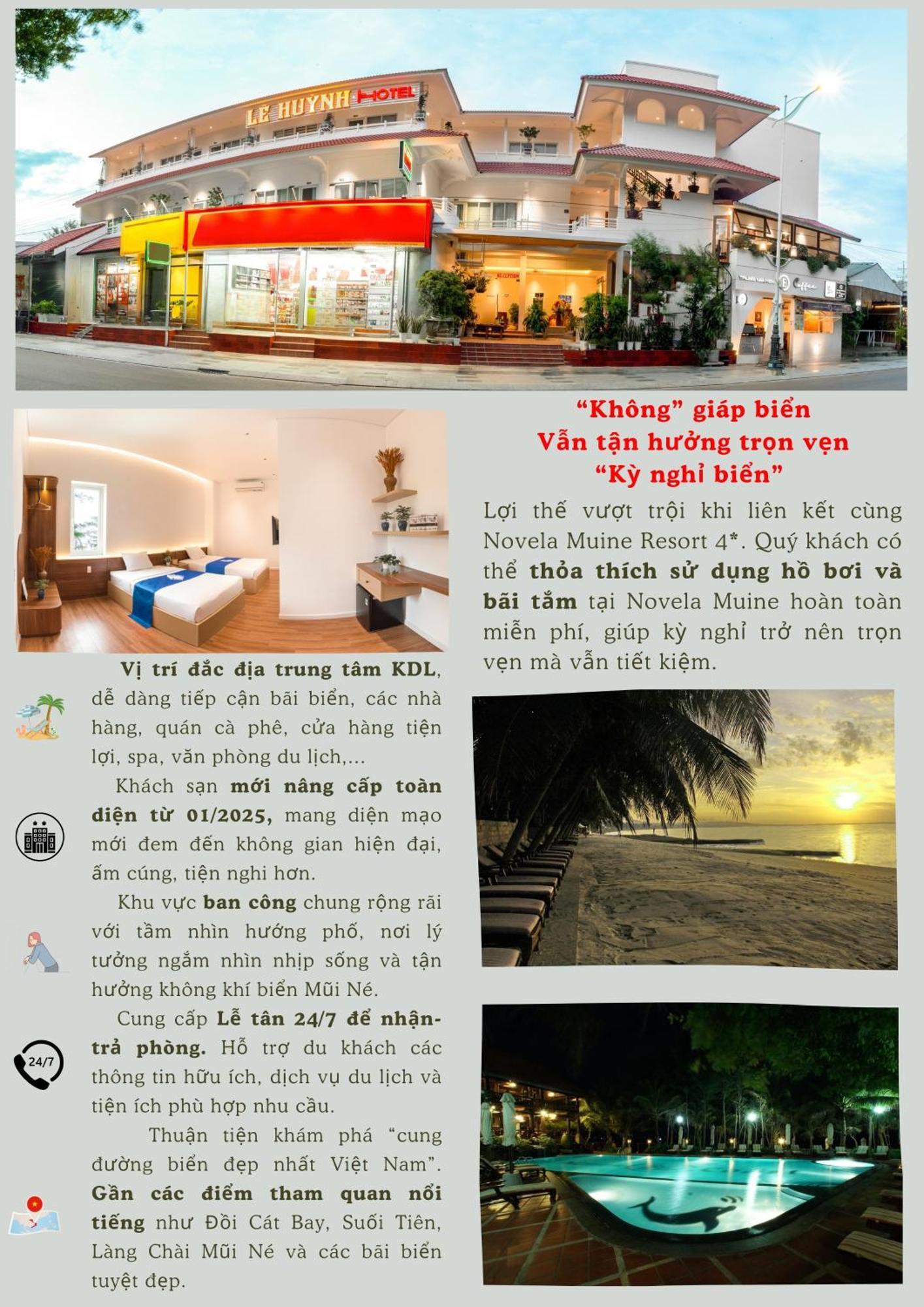 Le Huynh Mui Ne Hotel מראה חיצוני תמונה